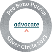 Pro Bono Advocate: Silver Patron 2023